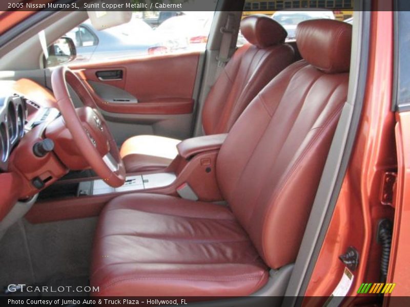  2005 Murano SL Cabernet Interior