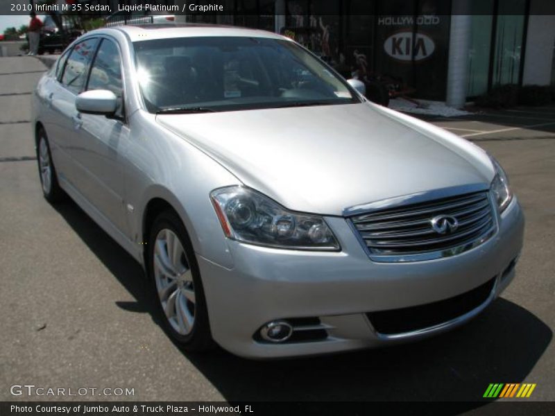 Liquid Platinum / Graphite 2010 Infiniti M 35 Sedan