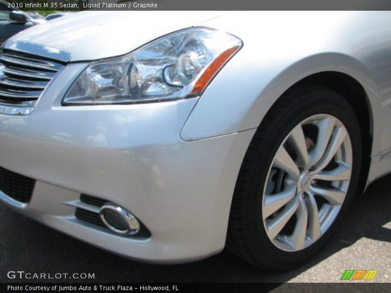Liquid Platinum / Graphite 2010 Infiniti M 35 Sedan