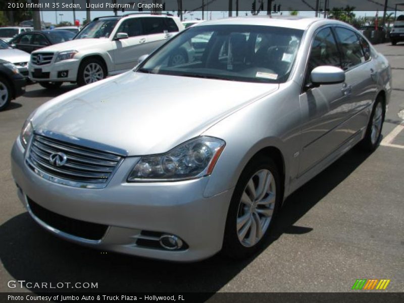 Liquid Platinum / Graphite 2010 Infiniti M 35 Sedan