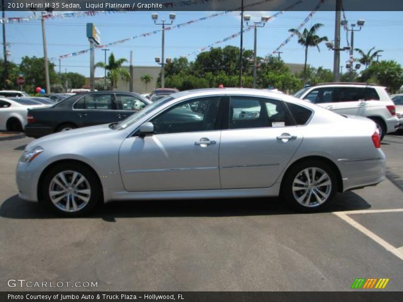 Liquid Platinum / Graphite 2010 Infiniti M 35 Sedan