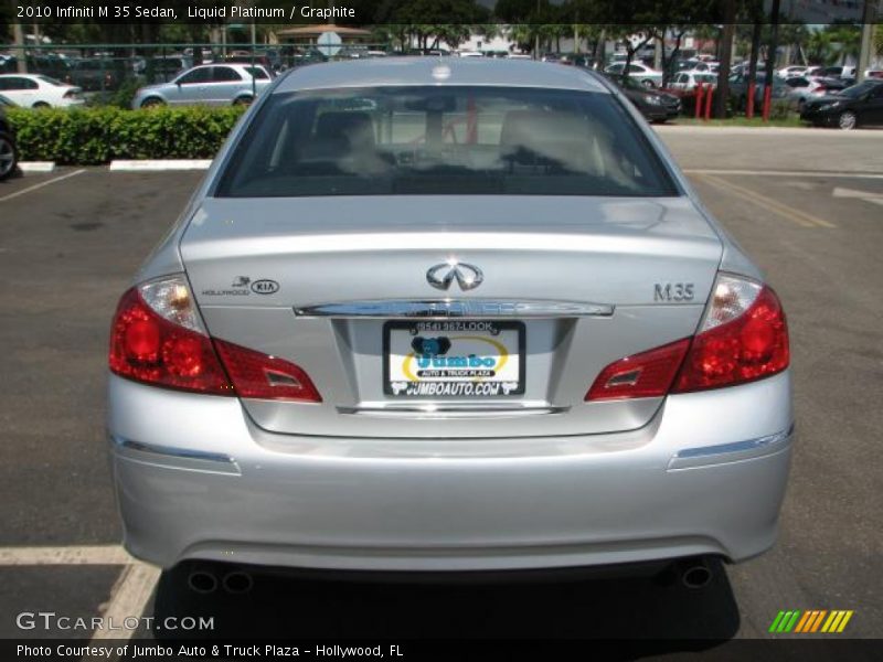 Liquid Platinum / Graphite 2010 Infiniti M 35 Sedan