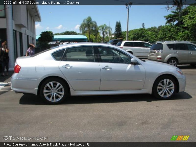 Liquid Platinum / Graphite 2010 Infiniti M 35 Sedan