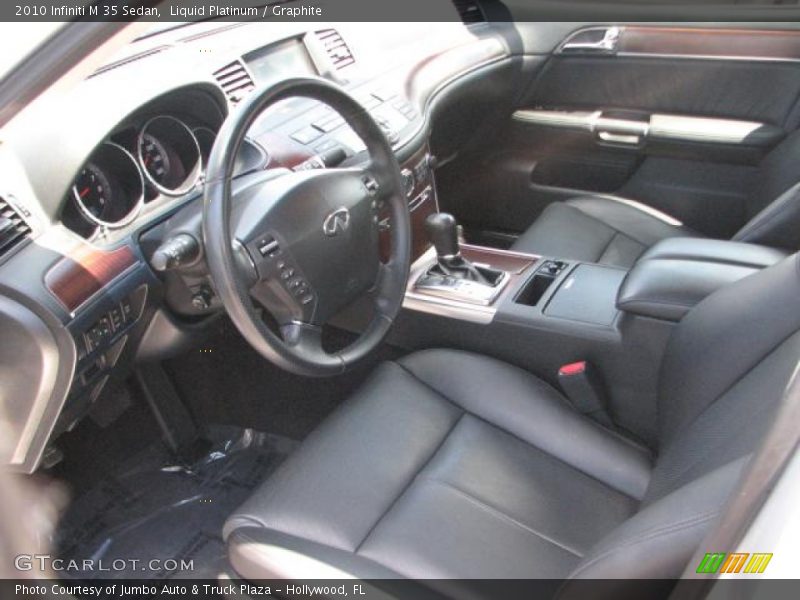 Liquid Platinum / Graphite 2010 Infiniti M 35 Sedan