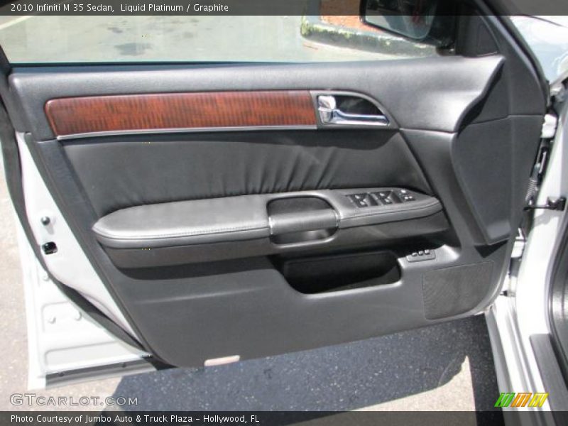 Liquid Platinum / Graphite 2010 Infiniti M 35 Sedan
