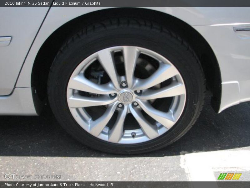 Liquid Platinum / Graphite 2010 Infiniti M 35 Sedan
