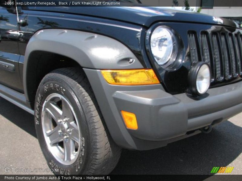 Black / Dark Khaki/Light Graystone 2006 Jeep Liberty Renegade
