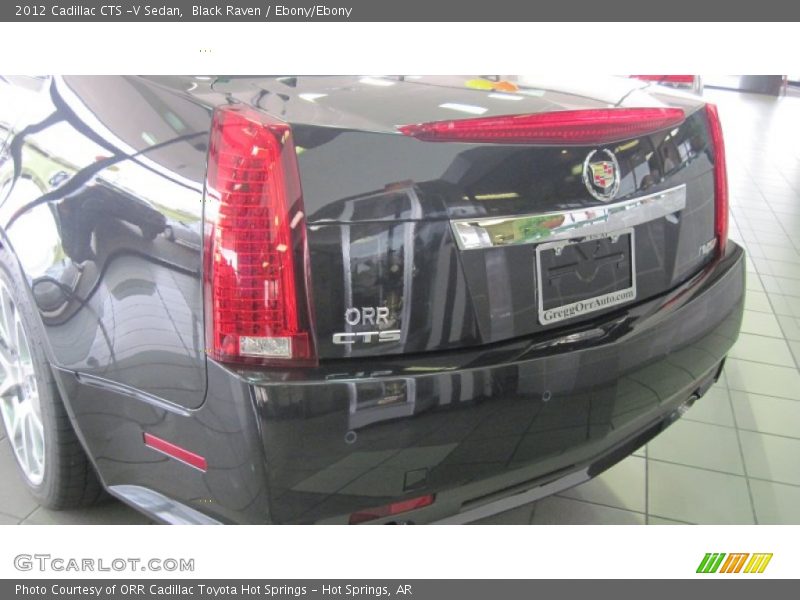 Black Raven / Ebony/Ebony 2012 Cadillac CTS -V Sedan