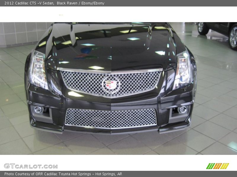 Black Raven / Ebony/Ebony 2012 Cadillac CTS -V Sedan