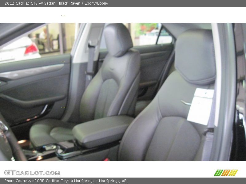 Black Raven / Ebony/Ebony 2012 Cadillac CTS -V Sedan