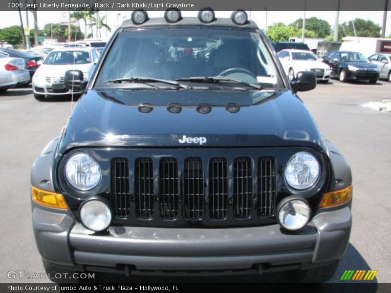 Black / Dark Khaki/Light Graystone 2006 Jeep Liberty Renegade
