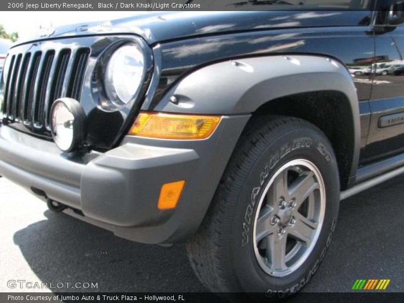 Black / Dark Khaki/Light Graystone 2006 Jeep Liberty Renegade