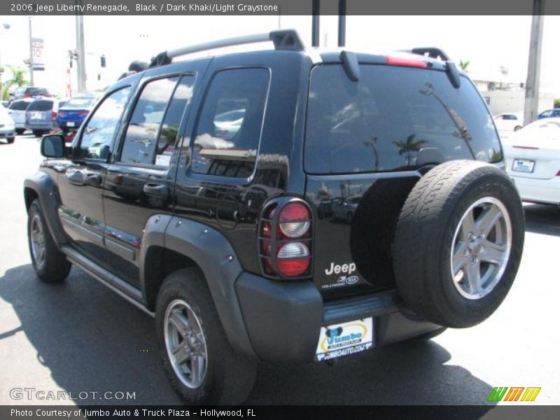 Black / Dark Khaki/Light Graystone 2006 Jeep Liberty Renegade