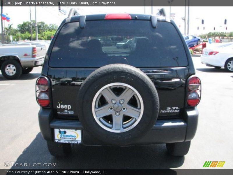 Black / Dark Khaki/Light Graystone 2006 Jeep Liberty Renegade