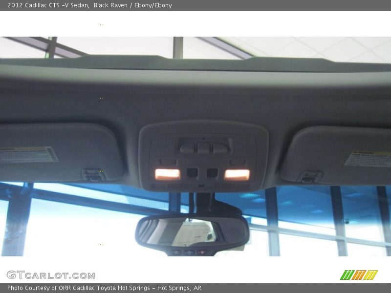 Black Raven / Ebony/Ebony 2012 Cadillac CTS -V Sedan