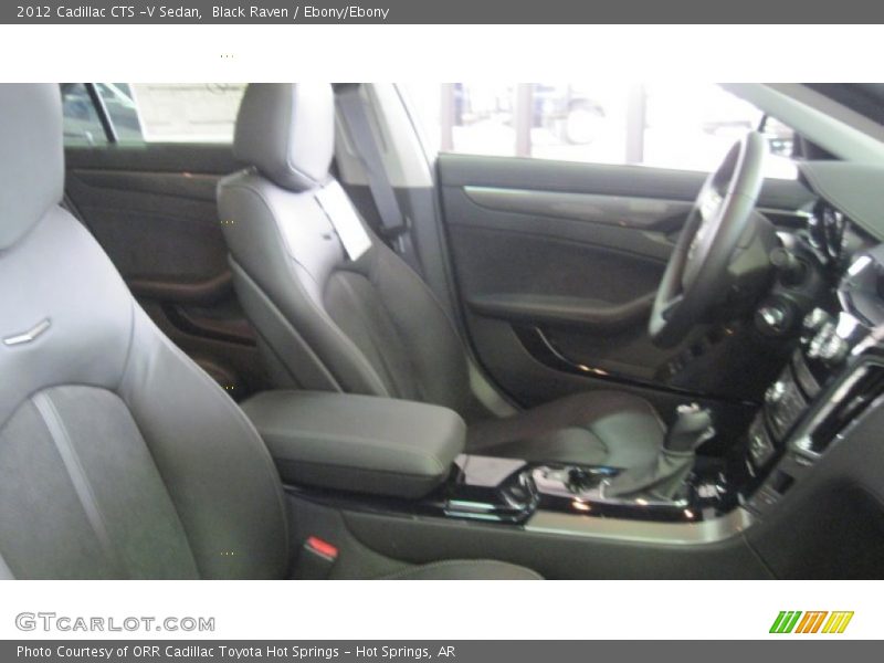 Black Raven / Ebony/Ebony 2012 Cadillac CTS -V Sedan