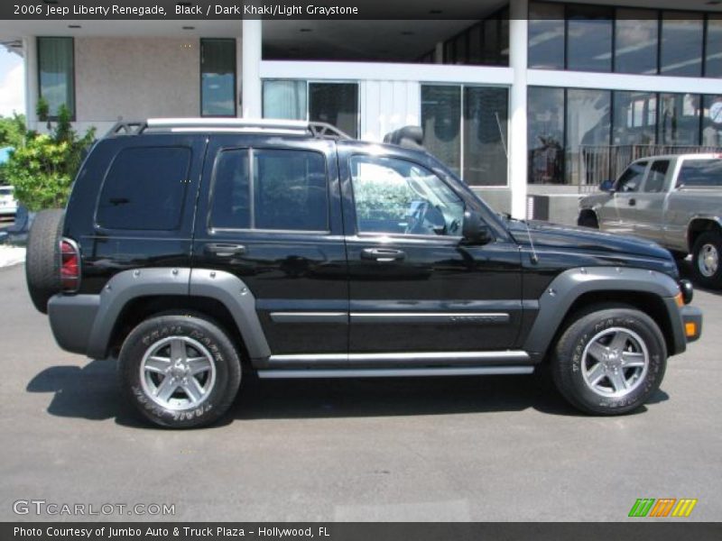 Black / Dark Khaki/Light Graystone 2006 Jeep Liberty Renegade