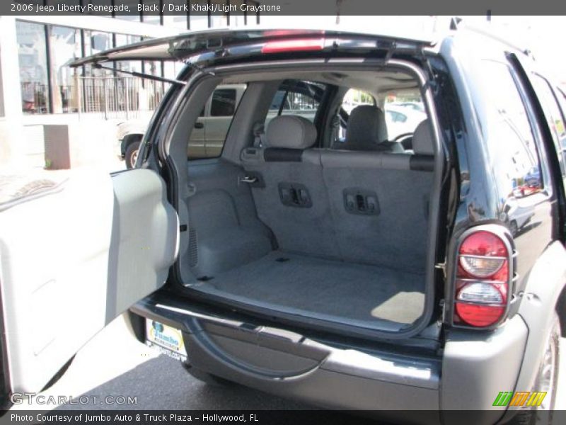 Black / Dark Khaki/Light Graystone 2006 Jeep Liberty Renegade