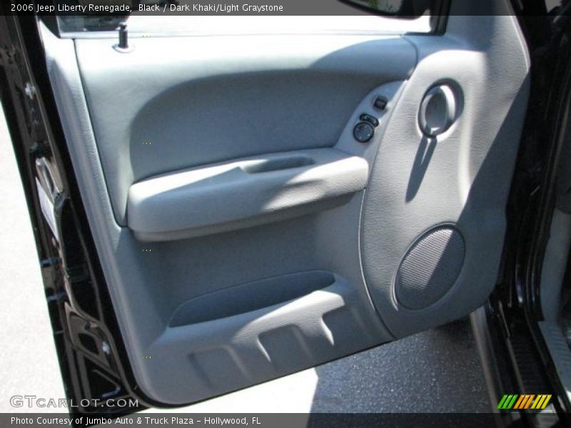 Black / Dark Khaki/Light Graystone 2006 Jeep Liberty Renegade