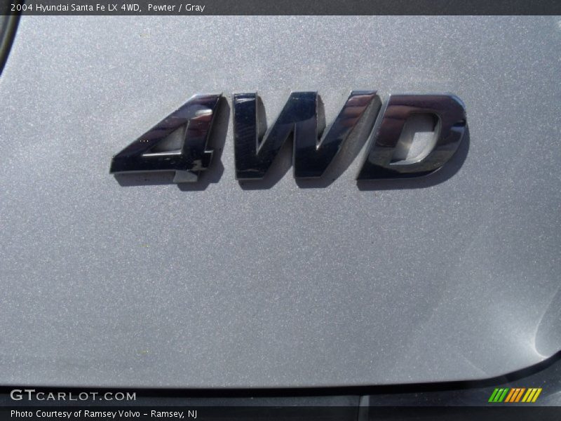 Pewter / Gray 2004 Hyundai Santa Fe LX 4WD