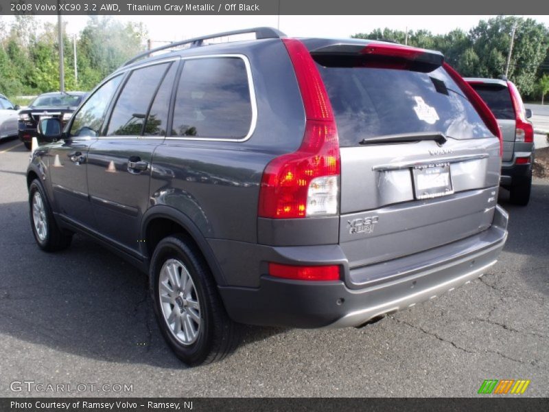 Titanium Gray Metallic / Off Black 2008 Volvo XC90 3.2 AWD