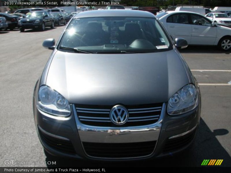 Platinum Grey Metallic / Titan Black 2010 Volkswagen Jetta S Sedan