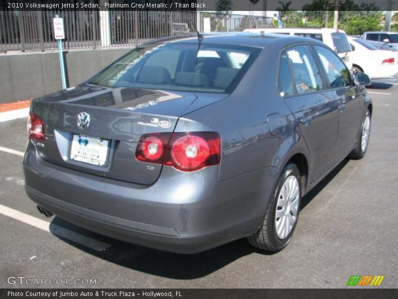 Platinum Grey Metallic / Titan Black 2010 Volkswagen Jetta S Sedan
