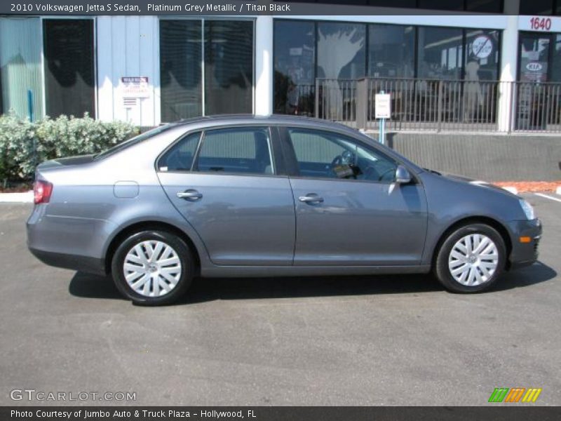 Platinum Grey Metallic / Titan Black 2010 Volkswagen Jetta S Sedan