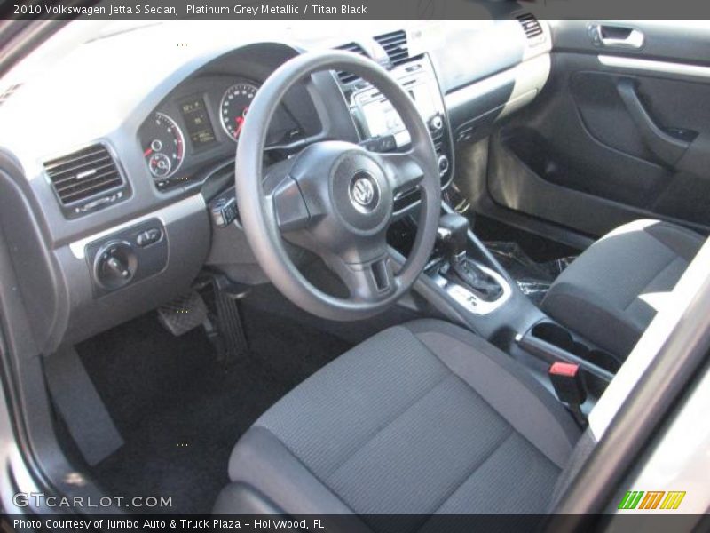 Platinum Grey Metallic / Titan Black 2010 Volkswagen Jetta S Sedan