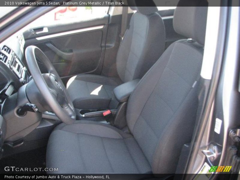 Platinum Grey Metallic / Titan Black 2010 Volkswagen Jetta S Sedan