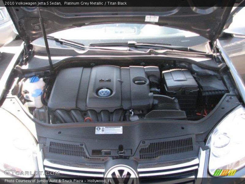 Platinum Grey Metallic / Titan Black 2010 Volkswagen Jetta S Sedan