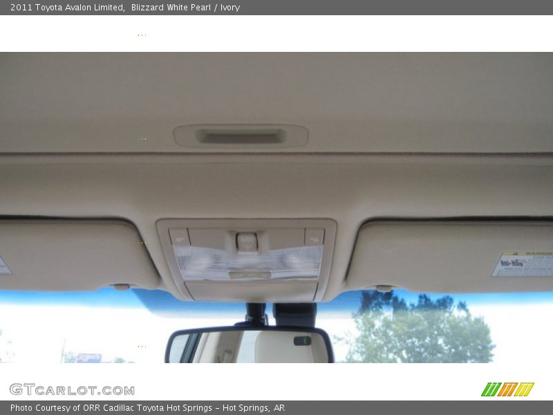 Blizzard White Pearl / Ivory 2011 Toyota Avalon Limited