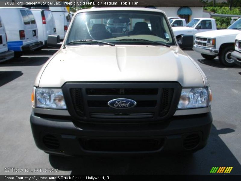 Pueblo Gold Metallic / Medium Pebble Tan 2008 Ford Ranger XL SuperCab