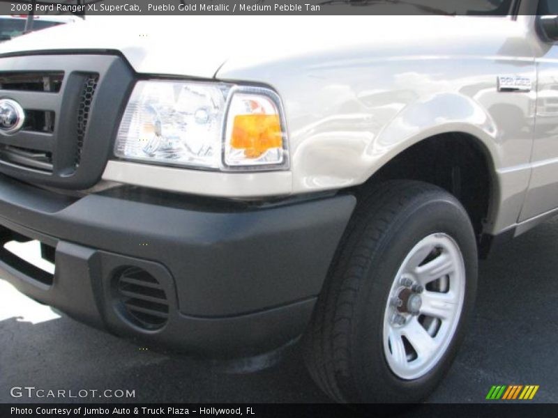 Pueblo Gold Metallic / Medium Pebble Tan 2008 Ford Ranger XL SuperCab