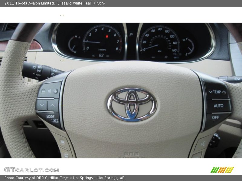 Blizzard White Pearl / Ivory 2011 Toyota Avalon Limited