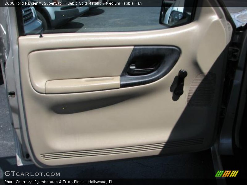 Pueblo Gold Metallic / Medium Pebble Tan 2008 Ford Ranger XL SuperCab