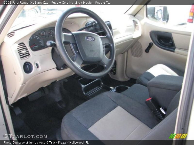 Medium Pebble Tan Interior - 2008 Ranger XL SuperCab 