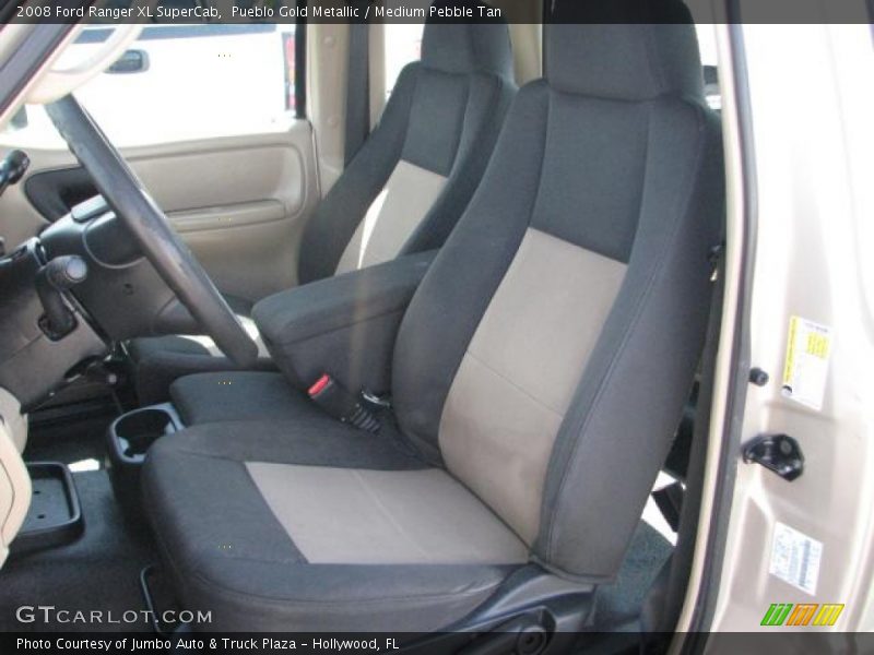  2008 Ranger XL SuperCab Medium Pebble Tan Interior