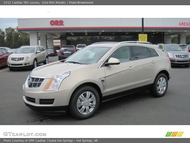 Gold Mist Metallic / Shale/Brownstone 2012 Cadillac SRX Luxury