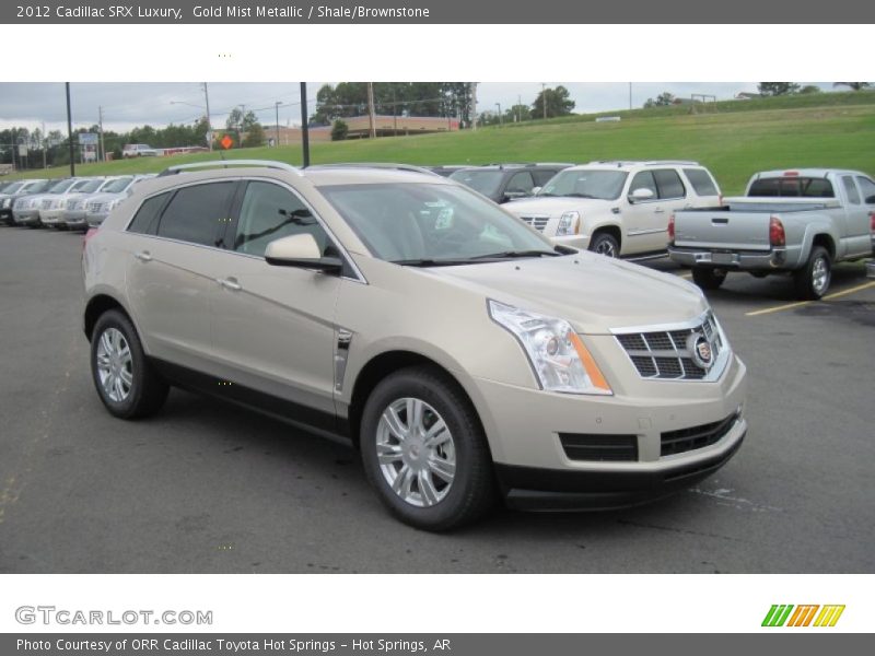 Gold Mist Metallic / Shale/Brownstone 2012 Cadillac SRX Luxury