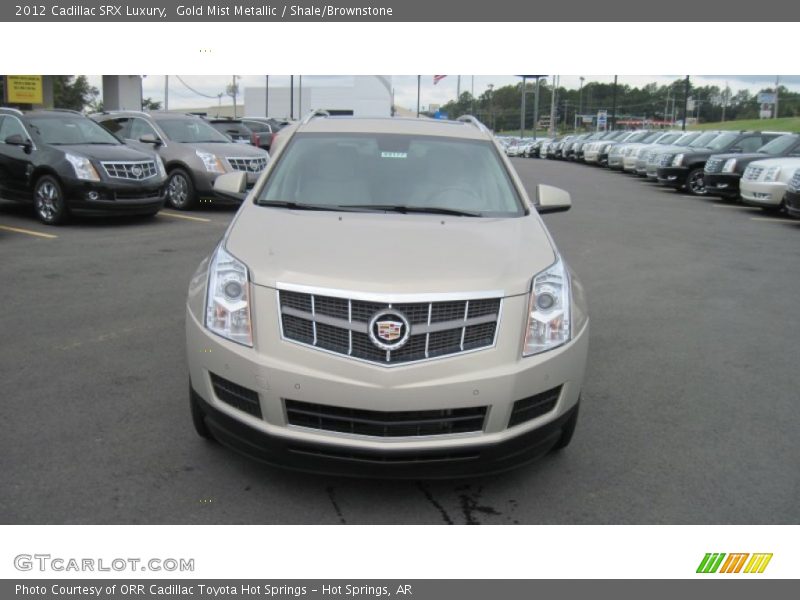 Gold Mist Metallic / Shale/Brownstone 2012 Cadillac SRX Luxury