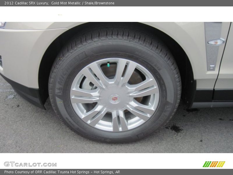 Gold Mist Metallic / Shale/Brownstone 2012 Cadillac SRX Luxury