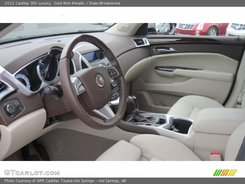 Gold Mist Metallic / Shale/Brownstone 2012 Cadillac SRX Luxury