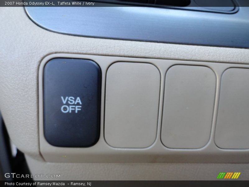 Taffeta White / Ivory 2007 Honda Odyssey EX-L