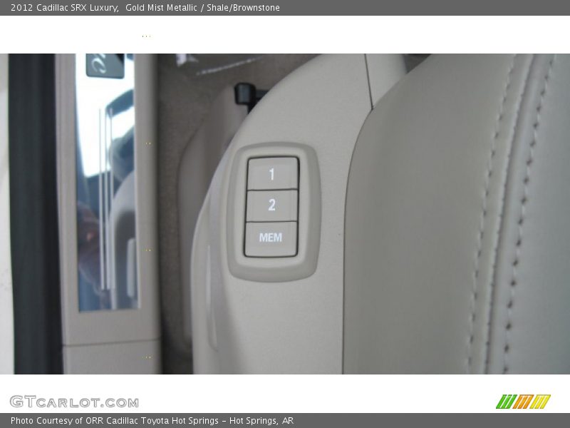 Gold Mist Metallic / Shale/Brownstone 2012 Cadillac SRX Luxury