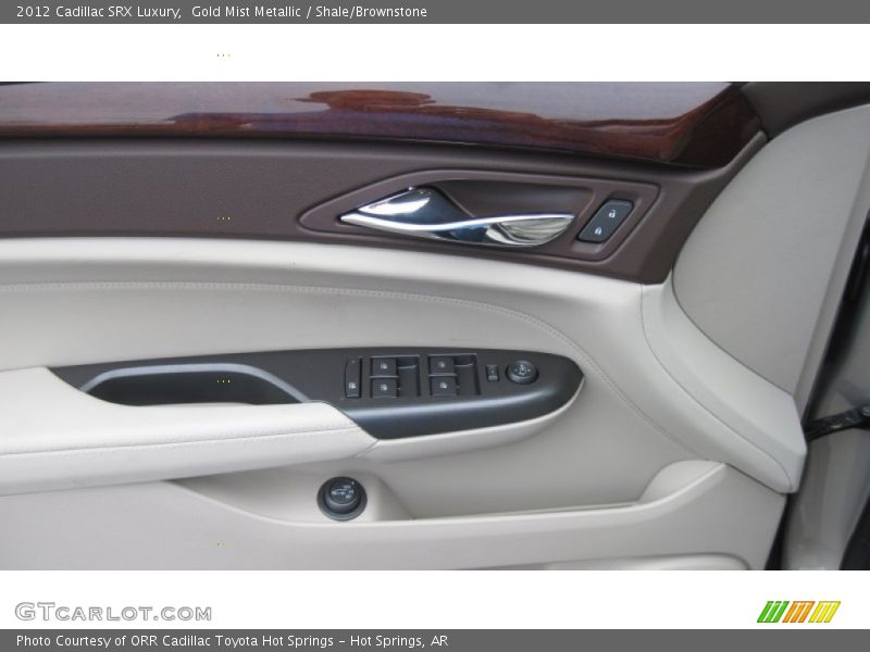 Gold Mist Metallic / Shale/Brownstone 2012 Cadillac SRX Luxury