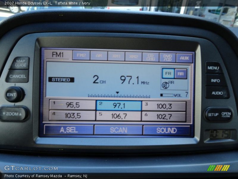 Taffeta White / Ivory 2007 Honda Odyssey EX-L