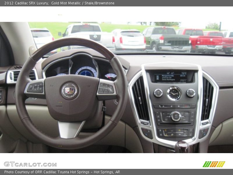 Gold Mist Metallic / Shale/Brownstone 2012 Cadillac SRX Luxury