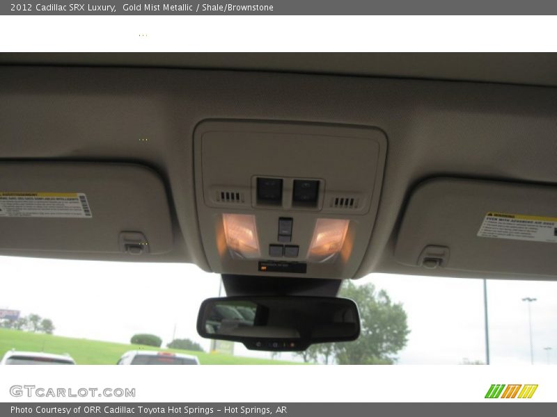 Gold Mist Metallic / Shale/Brownstone 2012 Cadillac SRX Luxury