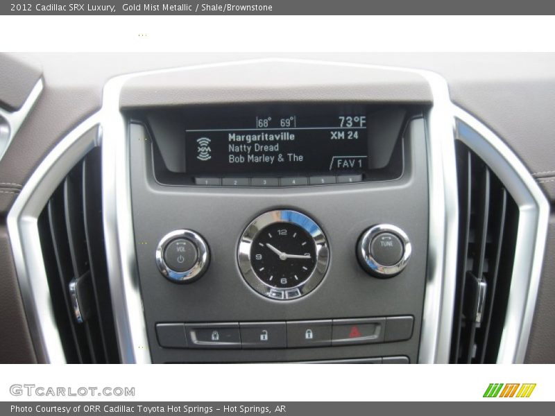Gold Mist Metallic / Shale/Brownstone 2012 Cadillac SRX Luxury